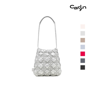 Carlyn TWEE SOFT MINI新年礼物褶皱泡泡抽带调节单肩云朵包斜挎