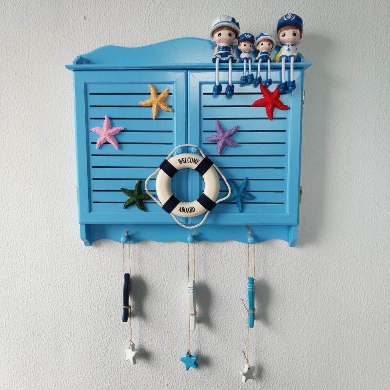 xyt地中海风格百叶窗电表箱遮挡箱装饰画壁饰配电箱装饰盒电表箱