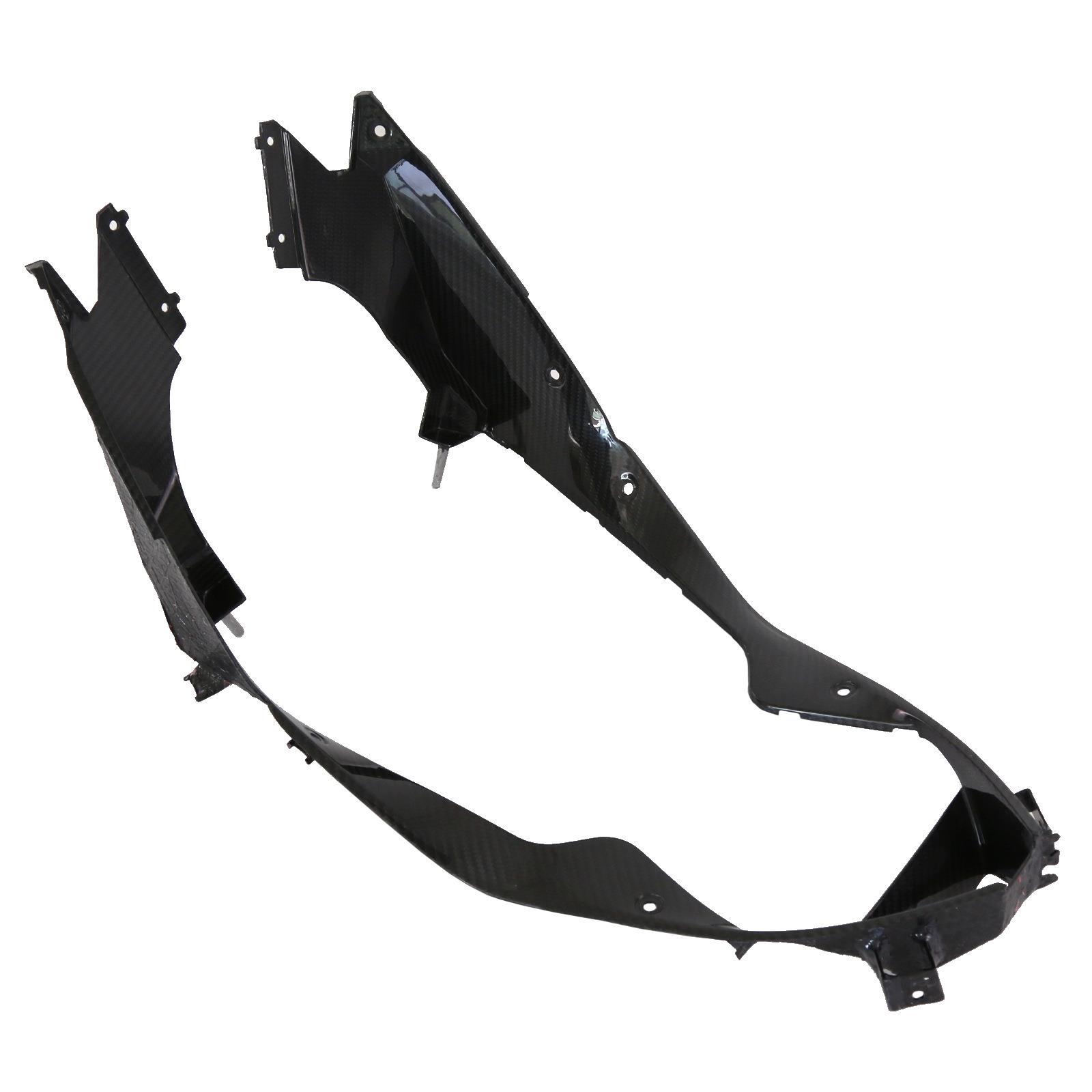 适用bmw宝马S1000RR双R改装碳纤维水箱连接板保护板配件