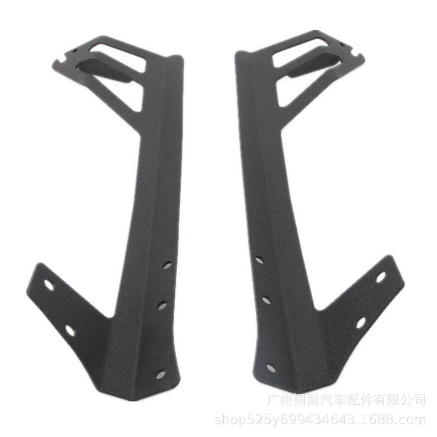 适用牧马人JK车顶长条灯支架50寸52寸带小A柱车窗大支架改装配件