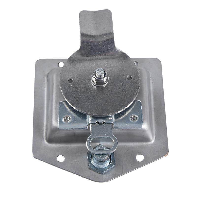 MS857面板锁货车工具箱304不锈钢T型盒锁特种设备机械折叠把手锁