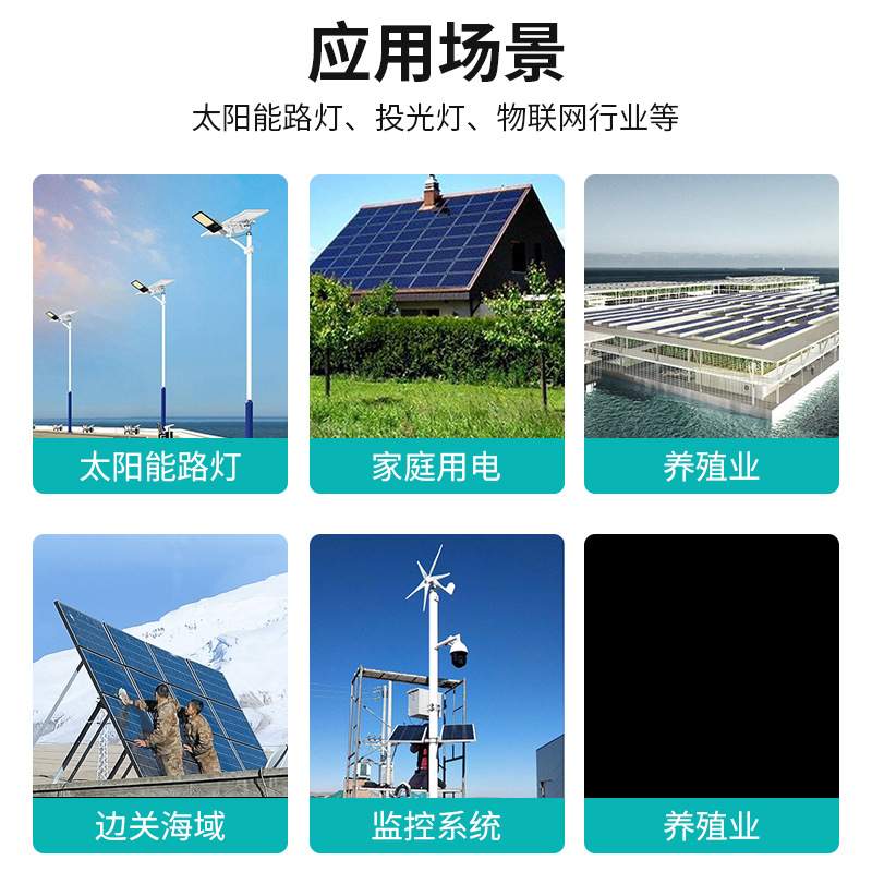 150W户外太阳能光伏发电板150瓦单晶硅大功率光伏发电系统组件