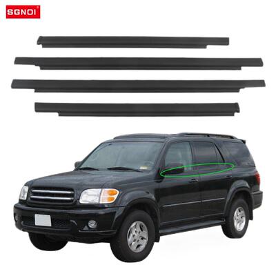 车门窗玻璃胶条挡水外压条密封条75710-0C010适用丰田红杉Sequoia