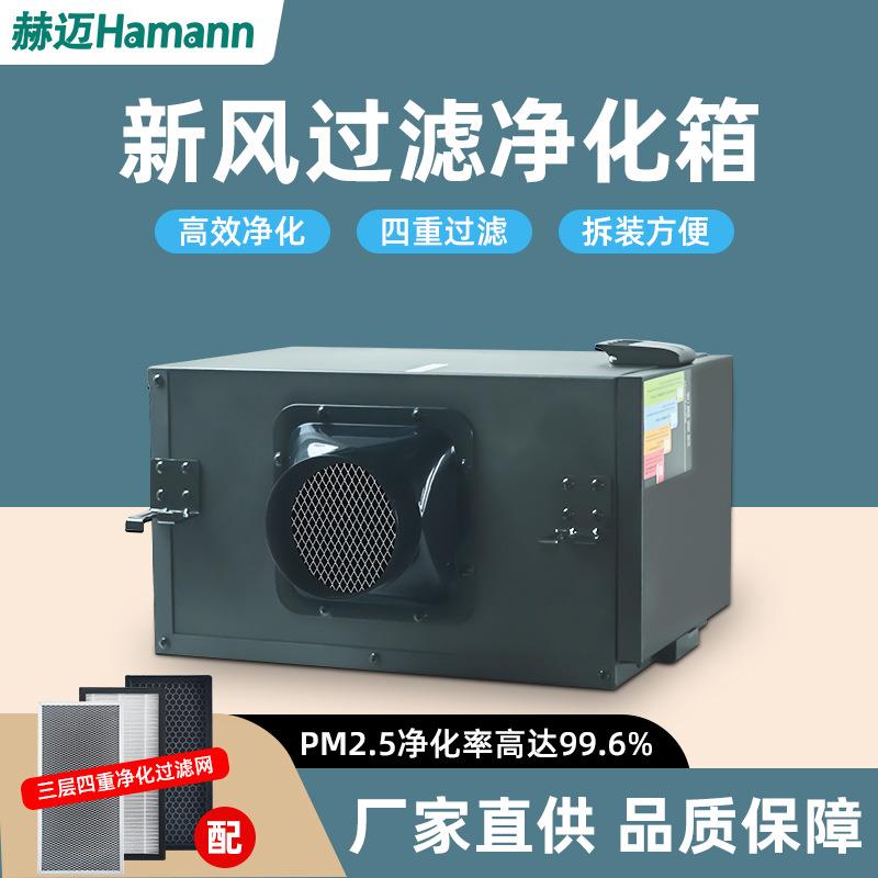 净化箱换气机前置滤清初效中效灰尘过滤网滤芯室内新风空气过滤箱