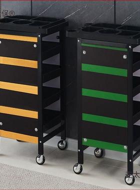 新款美发推车发廊工具车多功能置物架美发杠车理发店烫染推麦太保