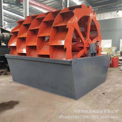 泥沙河沙叶轮洗砂机轮式洗沙洗石机建筑砂石料轮式洗砂机