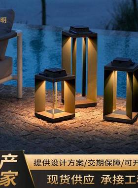 网红太阳能庭院灯草坪灯户外防水景观室外日式花园落地小品灯