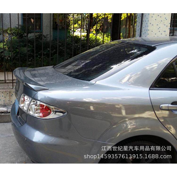 适用于03-15款马自达6尾翼老马六改装卧式大压尾经典免打孔定风翼