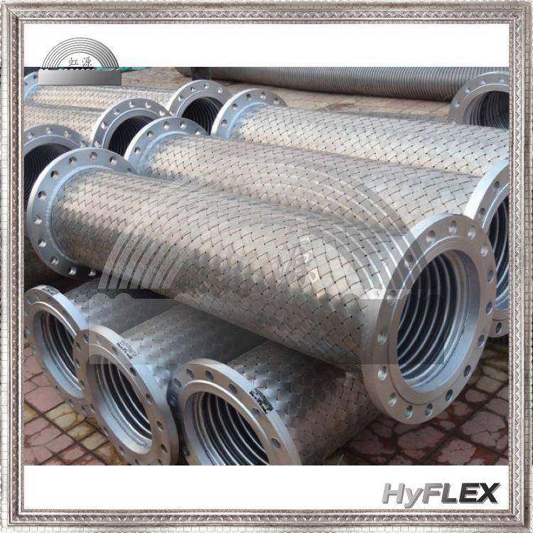 钢带编织网套国标法兰金属软管泵连接软接头波纹管软管软连接