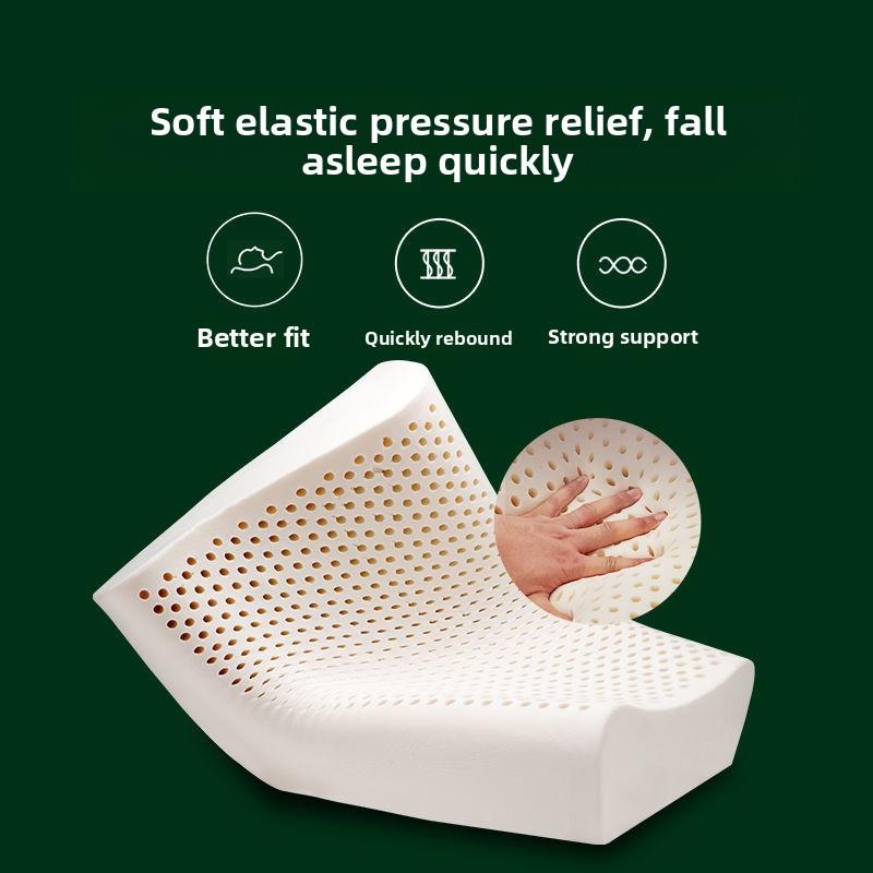 泰国乳胶超薄低枕单颈椎颈保护天然橡胶低枕芯儿童薄平枕