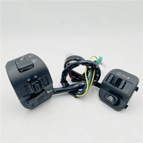 迅鹰ZY125巧格100丽鹰福禧悦鹰喇叭转向灯大灯变光电启动左右开关