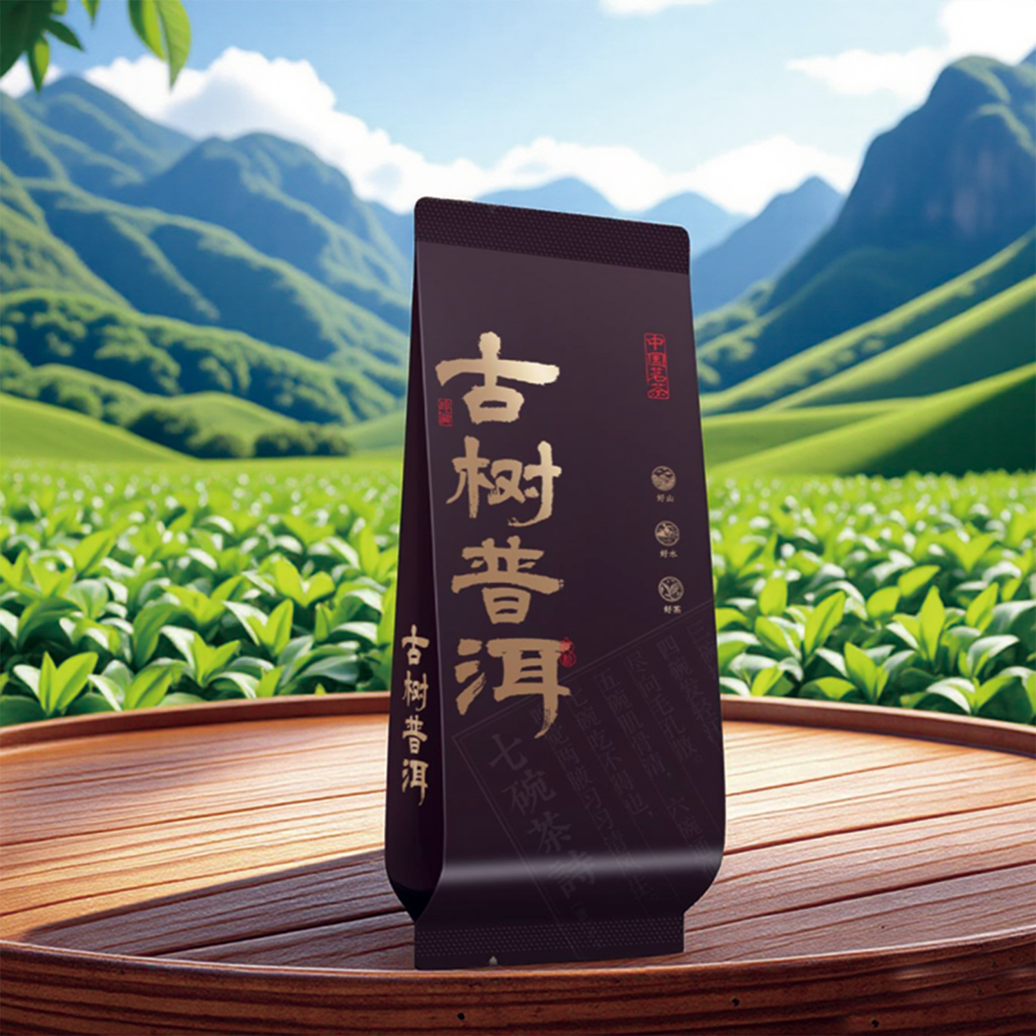 普洱茶包装袋小泡袋古树红茶铝箔袋长款通用一次性独立分装袋