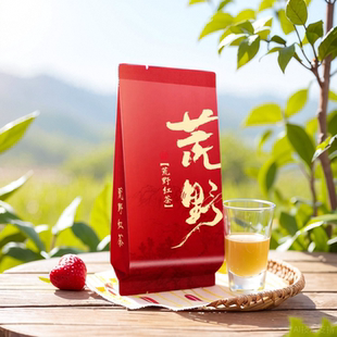 高档茶叶包装袋定制红茶小泡袋正山小种金骏眉野茶通用分装袋独立