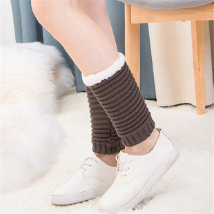 脚脖套加绒保暖护脚踝袜套针织短冬季女加厚毛线护脚腕套靴套腿套
