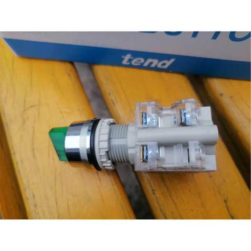 自锁带灯按钮开关T2TSR-1C选择转换开关2档带锁 安装22mm24V220V