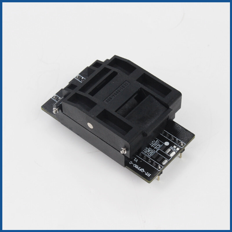 。变频空调常用MCU TMS320F28035 QFP80转接座 离线在线座MDY08 0