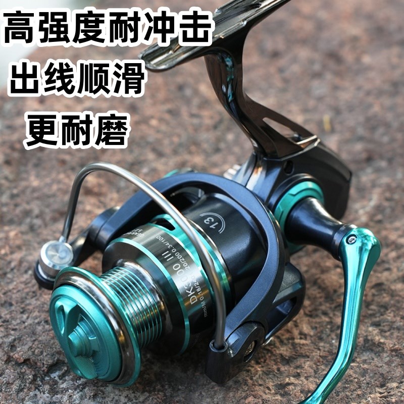 金属渔轮纺e车轮渔线鱼线抛竿海竿路亚海杆轮锚鱼远投鱼轮路亚专