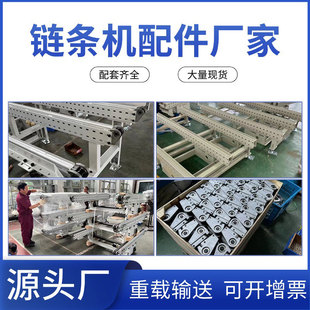 10B双排重载链条输送线机头座头尾轮张紧轮10A链条导轨驱动头配件
