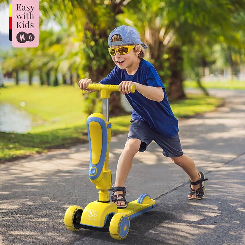 KinderKraft儿童滑板车1-2-3岁可坐可骑滑宝宝溜溜车女童男童滑滑 玩具/童车/益智/积木/模型 滑板车 原图主图