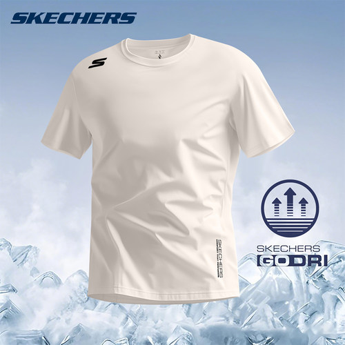 斯凯奇速干衣男士短袖t恤