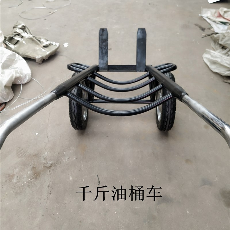 定制弧形钢瓶油桶气罐小推车两轮手推车J六轮搬运车爬楼车上楼神
