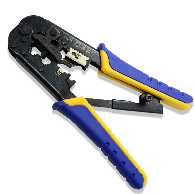 威达多功能网线压线钳 网络工具接头剥线钳拔线压线钳子网线钳
