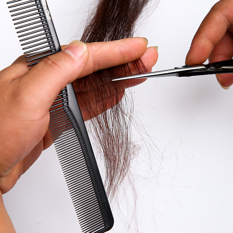 钢夫银刃系列5.5寸精修剪平剪美发剪刀理发专业发型师5寸碎剪飞剪