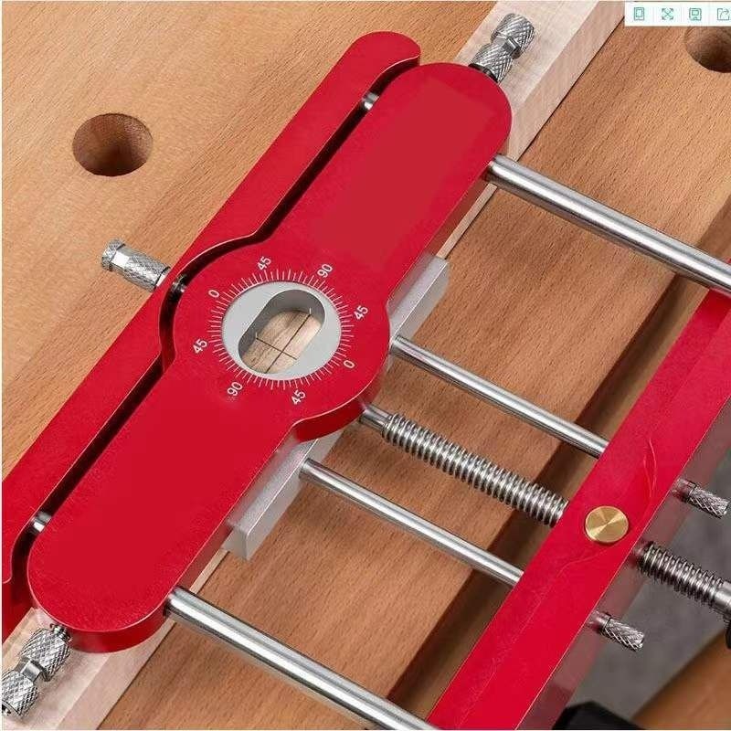 热销木工钻孔定位器 雕刻机打孔定位器 木工榫卯定位工具木工打孔