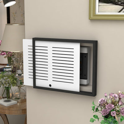 推荐新品免打孔电表箱装饰p画多媒体遮挡箱配电箱立体电闸盒电源