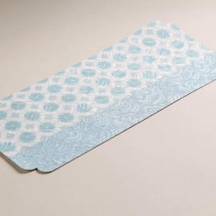 云杨茶舍海棠蓝宝相茶席新中式禅意防水干泡台隔热茶桌垫布女士