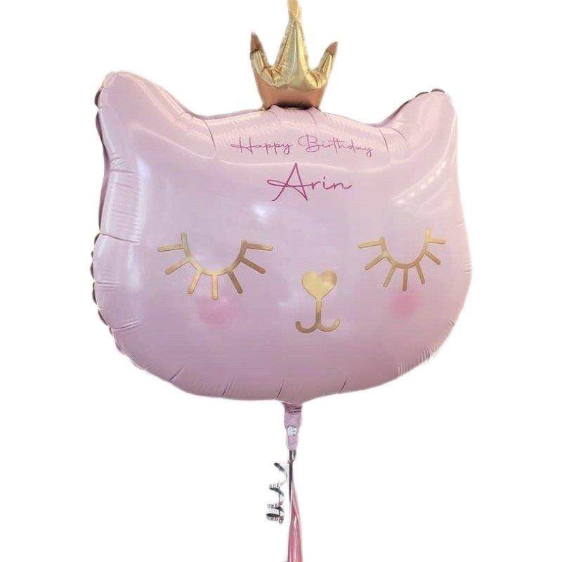 韩国ins皇冠猫卡通铝膜气球儿童宝宝周岁生日装饰派对场景布置,节庆用品/礼品,气球,淘宝优惠券,粉丝福利购,淘宝优惠卷