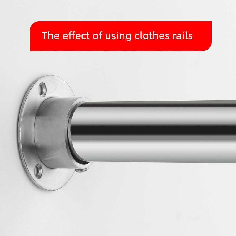 不锈钢管法兰座、衣柜挂衣杆、座支撑、浴帘杆、晾衣杆、固定底座