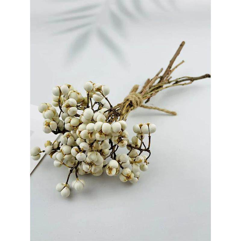 天然小白果乌桕果干花diy手作花环搭配花材白色薏米果小清新装饰,家居饰品,干花/花瓣/干花包/干树枝,淘宝优惠券,粉丝福利购,淘宝优惠卷