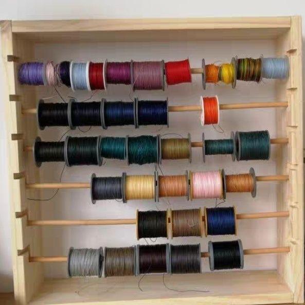 珠宝线玉线串珠绳线架丝带架织带收纳架绸带缎带彩带架手工水晶线