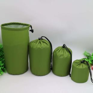 柔软防水尼龙束口袋军绿色牛津布抽绳袋羽绒服收纳袋索绳收束袋子