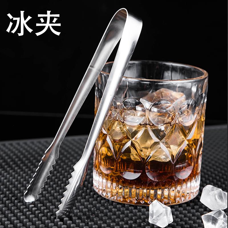 不锈钢冰夹子烧烤夹面包夹食品夹冰粒夹子糖夹饼干牛排菜肉水果夹