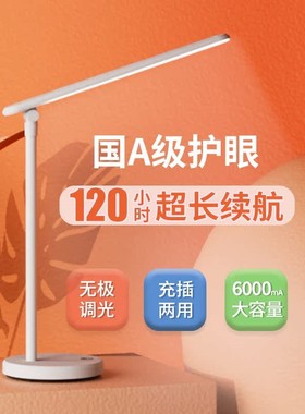 小米虾官网ffx护眼台灯学习专用大学生写作业家用书桌台风充电宿