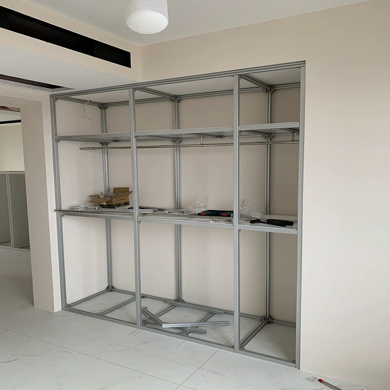 热销成都工业铝合金型材衣柜定制40*40国标铝材欧标30*30框架加工