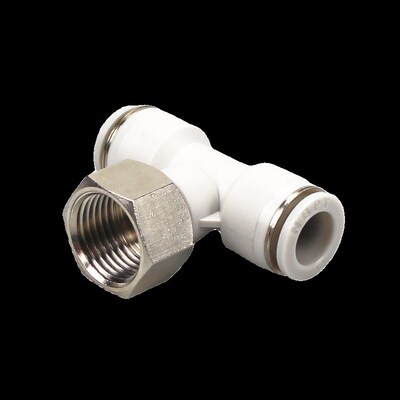 热销气管内牙三通PBF4 6-01 8-02 10-03 12-04气动串联接头内螺纹