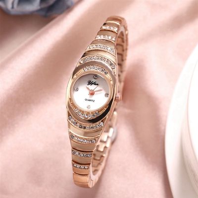 极速Women racelet Watch ose old Fashion Luxury Stainless Ste