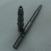 起子头 枪头 内梅花角批头 中间带孔 802电动螺丝刀头60长T25