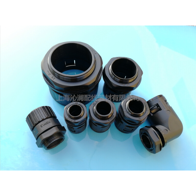 。AD10.0 塑料波纹管不带盖固定支架 电线尼龙浪软管固定座卡箍管