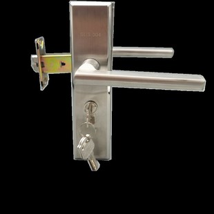 净化车间门锁不锈钢门锁净化板彩钢板专用配套门锁50板70舌锁门锁