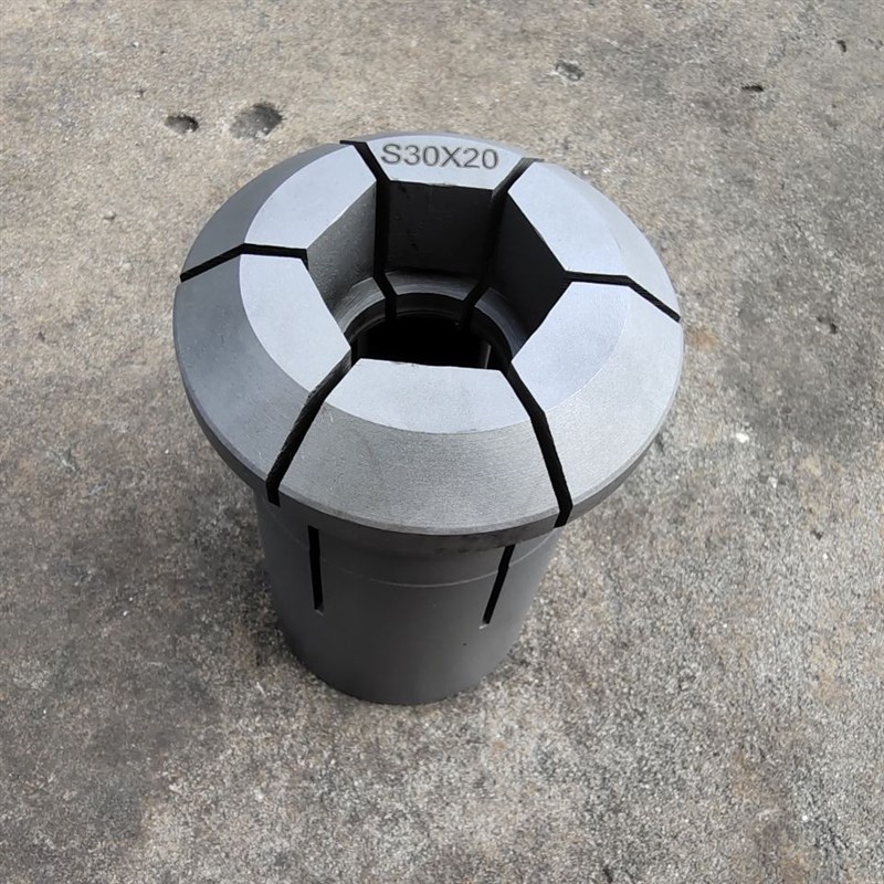 数控仪表车床 六角成品夹头 台阶 通孔0640  高频 淬火 对边5-50