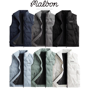 轻奢新品高尔夫服装羽绒马甲男款冬季男坎肩加大码背心保暖羽绒服
