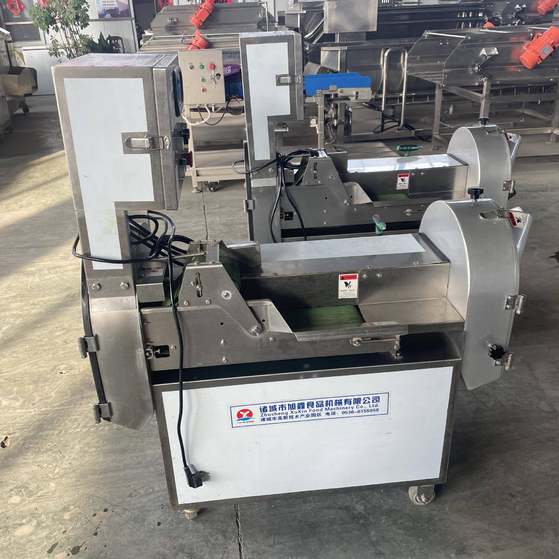 台湾切菜机水饺厂商用优惠现货直发切菜机全自动切丝切片切丁机