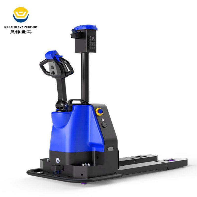 现货步行式自动搬运车AGV小车自动导向无人自动化智能搬运机器人