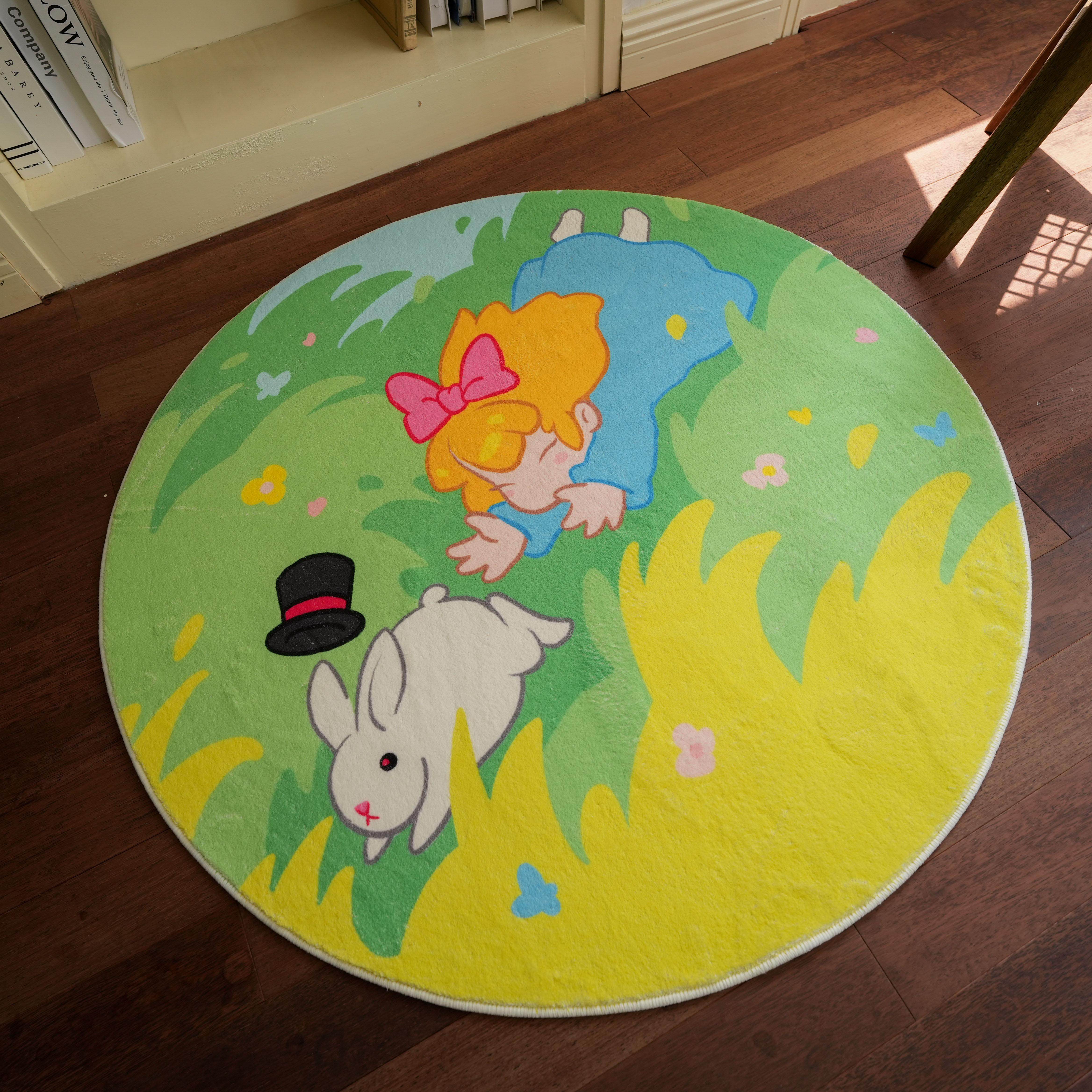 李璟 《爱丽丝》仿羊绒地毯