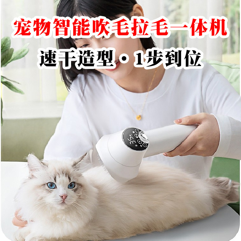 狗狗吹风拉毛一体机猫咪烘干机比熊吹风机泰迪专用洗澡吹干神器