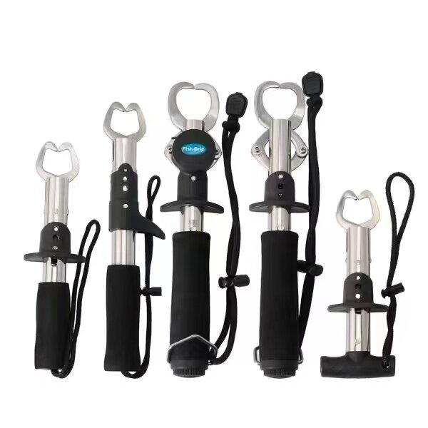 不锈钢控鱼器带称夹鱼器鱼嘴钳控